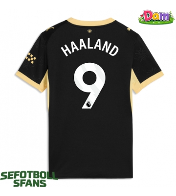 Manchester City Erling Haaland #9 Bortatröja Kvinnor 2026-27 Kortärmad